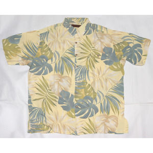 Tori Richard Men's Short Sleeve Button Front Shirt Size Large